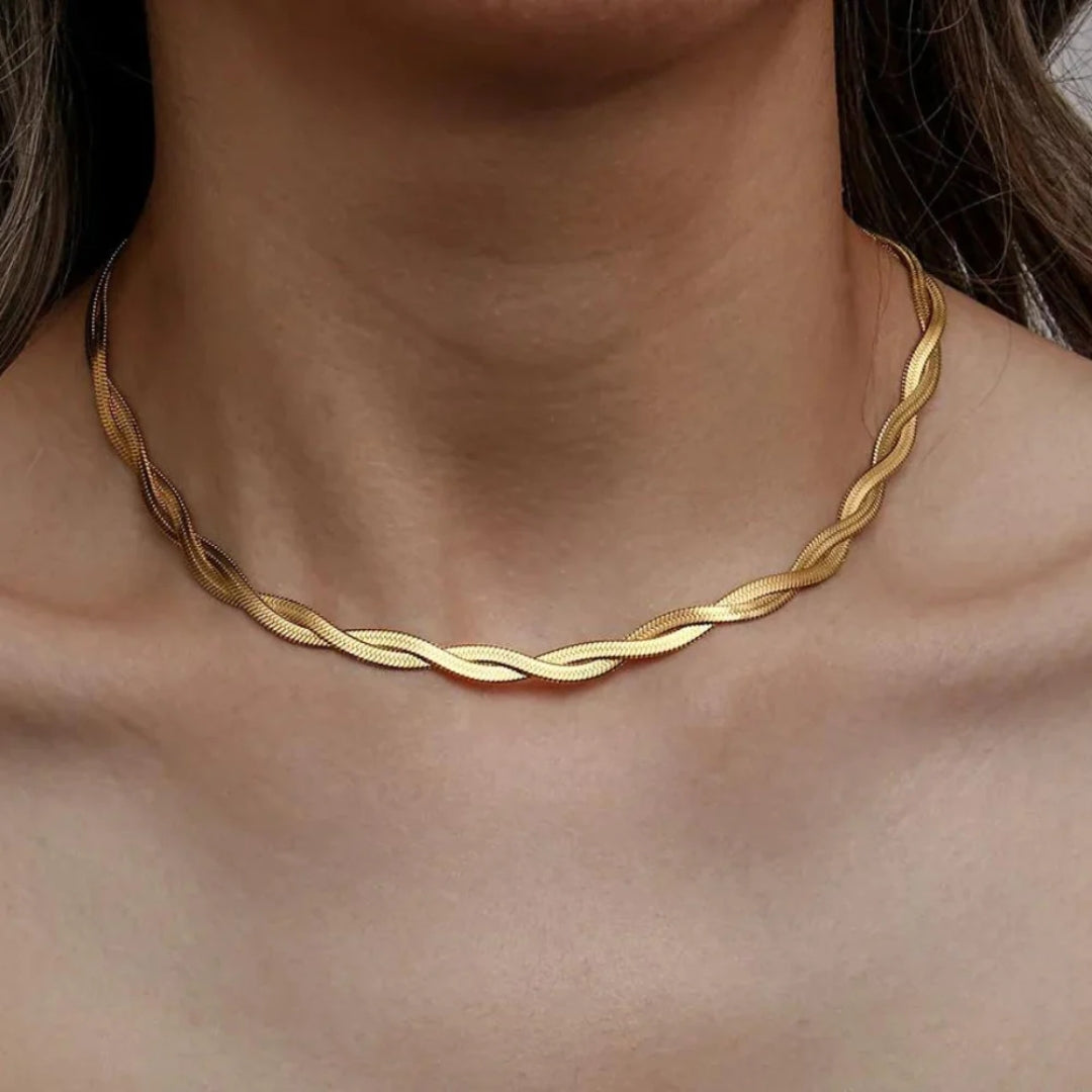 DOUBLE TWISTED NECKLACE