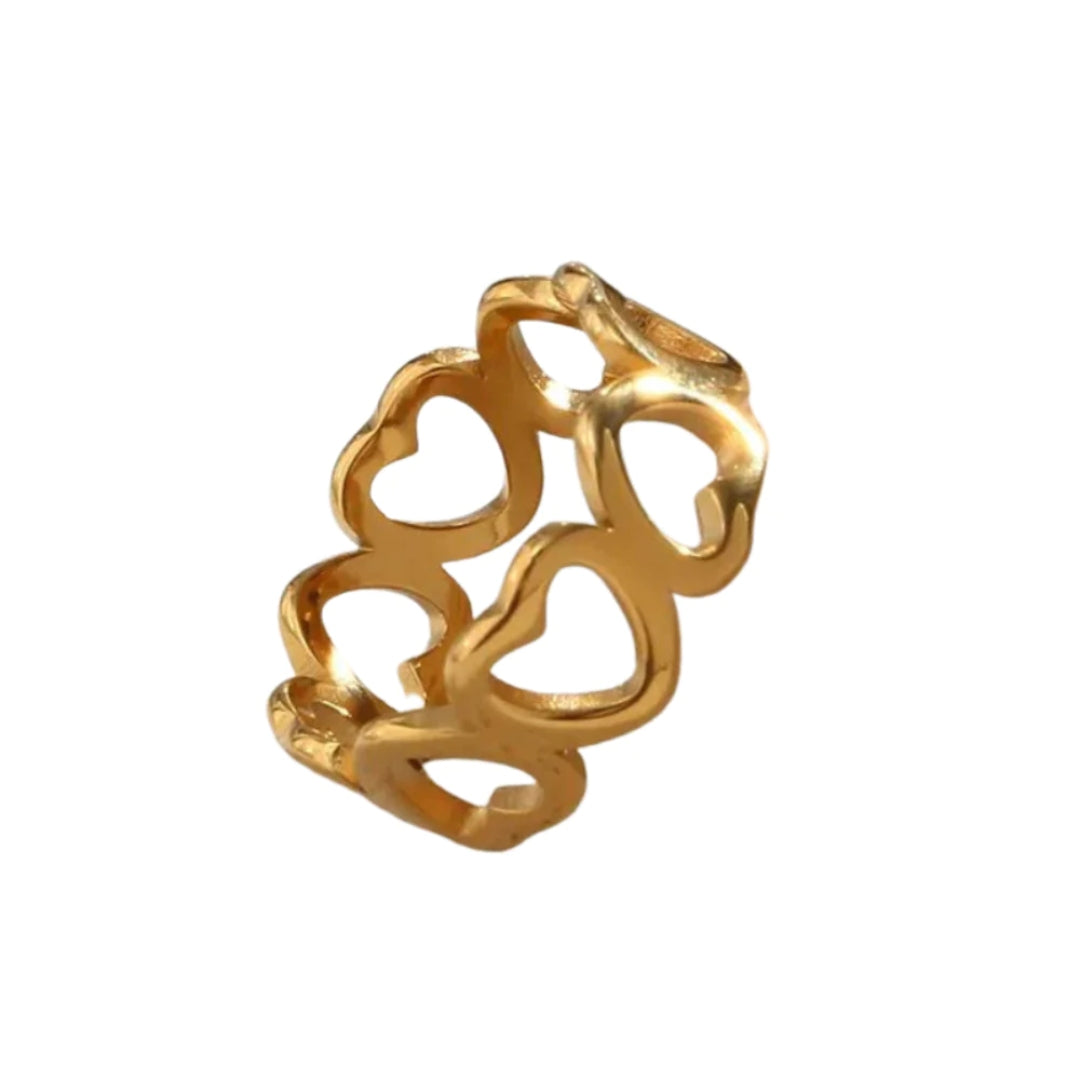 ROXANNA HEART RING